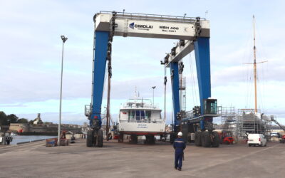 La saison est terminée, les navires des Vedettes de l’Odet sont en arrêt technique au Port de Concarneau, CRN