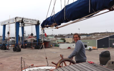 « Au Port de Concarneau on est toujours très bien accueilli, on y reviendra encore ! » Géraldine Baffour, Capitaine du Skeaf