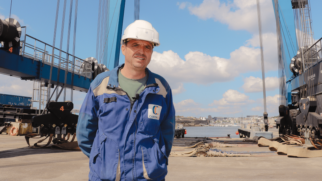 Rencontre avec William, Dockmaster depuis 17 ans chez Carenco, exploitant du Port de Concarneau – Construction et Réparations Navales