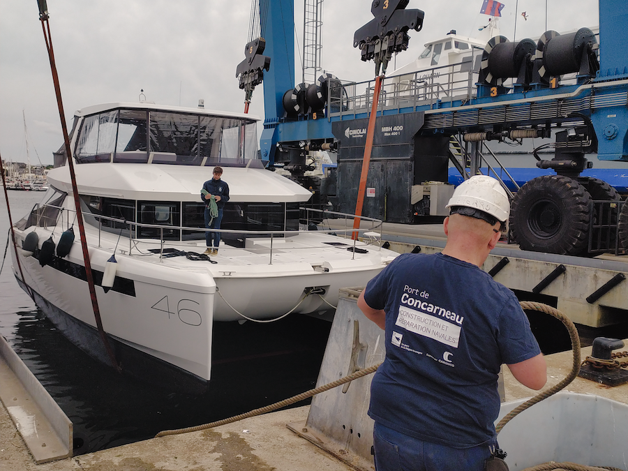 Carenco, exploitant du Port de Concarneau – Construction et Réparation Navales, a accueilli des stagiaires de seconde en juin dernier