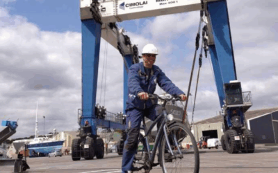 La mobilité douce s’impose sur le Port de Concarneau, Construction et Réparation Navales