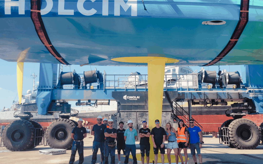 Holcim-PRB en escale technique au Port de Concarneau – CRN avant The Ocean Race Europe