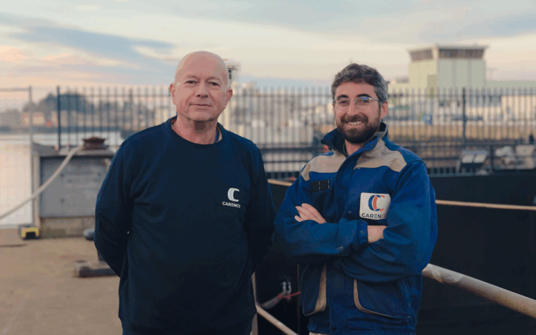 Le directeur d’exploitation de Carenco, Olivier GOUYEC, tire sa révérence au Port de Concarneau, Construction et Réparation Navales, et laisse la place à Quentin DUPONT