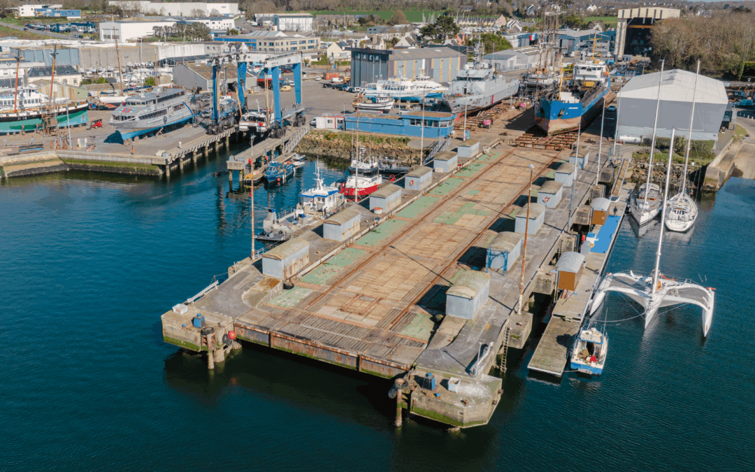 L’ascenseur à bateaux du Port de Concarneau, Construction et Réparation Navales : une singularité au service des navires