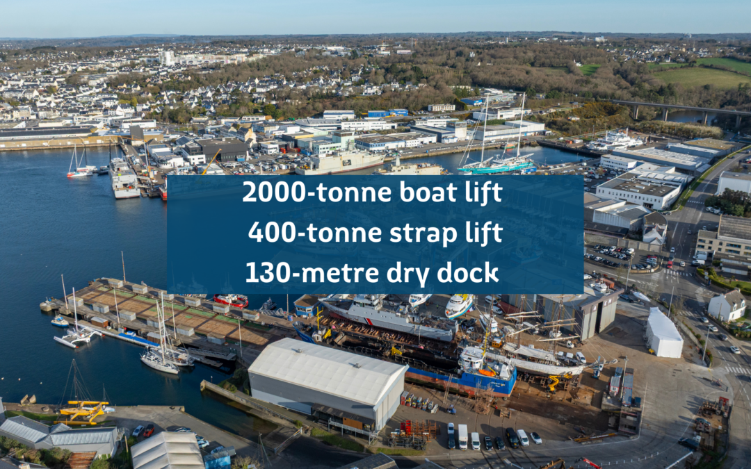 Here, ships come to life and are maintained: Welcome to Port de Concarneau, Shipbuilding and Repair, a port in the Brittany region