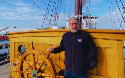 Rencontre avec Emmanuel Rozo, capitaine d’exploitation du Français, en arrêt technique au Port de Concarneau – CRN, propriété de la Région Bretagne