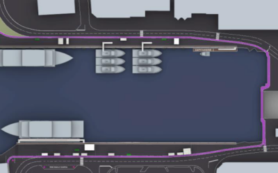 Sécurisation de la voie et des quais du Moros : mise en œuvre de la phase 2